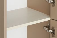 Товар: Шкаф пенал ASB-Woodline Риола 40 12420 подвесной Капучино - фото 4 Шкаф пенал ASB-Woodline Риола 40 12420 подвесной Капучино — фото 4, Мебель для ванной