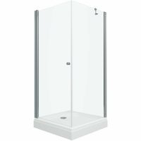 Душевой уголок Triton Форта-Хром 90х90 Щ0000053344 профиль Хром стекло прозрачное — фото 1, Душевые уголки