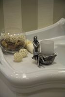 Стакан для зубных щеток Art&Max Juno AM-B-0071D-T Серебро — фото 3, Мыльницы