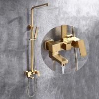 Душевая система Abber Daheim AF8216G Золото матовое — фото 3, Душевое оборудование. Душевая программа