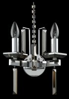Товар: Настенный светильник Crystal Lux Marron AP2 Chrome Пепельный Хром - фото 3 Настенный светильник Crystal Lux Marron AP2 Chrome Пепельный Хром — фото 3, Светильники