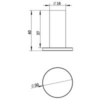 Товар: Крючок Whitecross Ergo chrome ER2216CR Хром - фото 2 Крючок Whitecross Ergo chrome ER2216CR Хром — фото 2, Крючки для полотенец