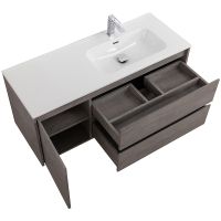 Тумба под раковину BelBagno Kraft 120 R KRAFT-1200-2C-1A-SO-CG-R подвесная Cemento Grigio — фото 5, Тумбы под раковину