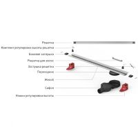 Товар: Душевой лоток Berges Super Slim 800 095054 с Черной матовой решеткой - фото 3 Душевой лоток Berges Super Slim 800 095054 с Черной матовой решеткой — фото 3, Душевые лотки