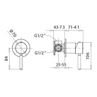 Товар: Смеситель для душа Migliore Fortis 31552 (30461) Черный матовый - фото 3 Смеситель для душа Migliore Fortis 31552 (30461) Черный матовый — фото 3, Смеситель для душа