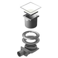 Душевой трап Pestan Confluo Standard 13000096 с решеткой — фото 1, Трапы для душа