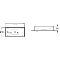 Раковина SantiLine 44 R SL-2023R Белая — фото 2, Мини-раковины