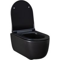 Унитаз Allen Brau Priority 4.31002.31 подвесной Черный матовый без сиденья — фото 21, Подвесные унитазы