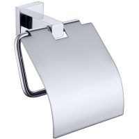 Держатель туалетной бумаги Kaiser KH-2300 с крышкой Хром — фото 1, Держатели туалетной бумаги