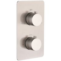 Смеситель для душа Boheme Cell 134-2-NB с термостатом Никель — фото 1, Смесители