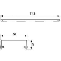 Товар: Решетка для душевого лотка Tece Drainline Basic 80 600810 Полированная нержавеющая сталь - фото 5 Решетка для душевого лотка Tece Drainline Basic 80 600810 Полированная нержавеющая сталь — фото 5, Решетки для лотков и трапов