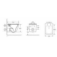 Унитаз Ceruttispa Mimi Aria MB CT8920 подвесной Черный матовый с сиденьем Микролифт — фото 12, Подвесные унитазы