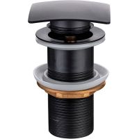 Донный клапан Allen Brau Infinity 5.21025-31 Черный матовый — фото 1, Донные клапаны