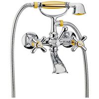 Смеситель для ванны Webert Armony AM720201017(153) Хром Золото — фото 1, Смесители