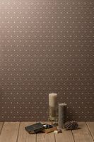 Обои Hygge Winter Moments Hg26 001/1 Флизелин (1*10,05) Бежевый/Коричневый, Горох/Орнамент — фото 2, Обои для стен