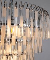 Люстра Artelamp Eliza A1009SP-6CC Белая Прозрачная Хром — фото 4, Люстры