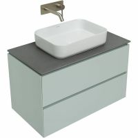 Тумба под раковину Allen Brau Infinity 85 1.21001.PWM подвесная Папирус матовый — фото 20, Тумбы под раковину