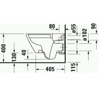 Товар: Унитаз Duravit D-Neo 2577090000 подвесной без сиденья - фото 10 Унитаз Duravit D-Neo 2577090000 подвесной без сиденья — фото 10, Подвесные унитазы