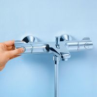 Смеситель для ванны Grohe Grohtherm 800 с термостатом Хром арт-34567000 — фото 4, Смеситель для ванны