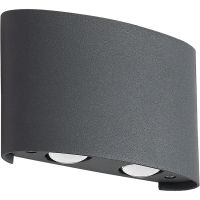 Настенный светильник Crystal Lux CLT 023W2 DG Серый — фото 1, Светильники