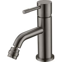 Смеситель для биде Boheme Uno 466-GM Оружейная сталь — фото 1, Смесители