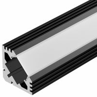 Профиль алюминиевый Arlight 015033 накладной для контурной подсветки Черный — фото 1, Профили для светодиодных лент