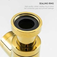 Сифон для раковины Frap F82-3 Золото — фото 4, Сифоны для раковины