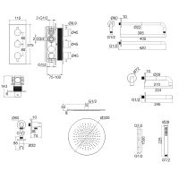 Товар: Душевая система Whitecross Y gunmetal YSET11GM с термостатом Оружейная сталь - фото 14 Душевая система Whitecross Y gunmetal YSET11GM с термостатом Оружейная сталь — фото 14, Душевое оборудование. Душевая программа