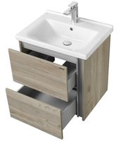 Товар: Тумба под раковину Aquaton Стоун 60 1A231401SX850 подвесная Сосна арлингтон - фото 3 Тумба под раковину Aquaton Стоун 60 1A231401SX850 подвесная Сосна арлингтон — фото 3, Мебель для ванной