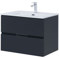 Тумба под раковину Aquanet Алвита New 70 303908 подвесная Антрацит — фото 2, Тумбы под раковину