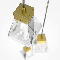 Подвесной светильник Maytoni Modern Cocktail time MOD325PL-03G Прозрачный Золото — фото 2, Подвесные светильники