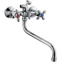 Смеситель для ванны Frap H27 F2227 универсальный Хром — фото 1, Смеситель для ванны