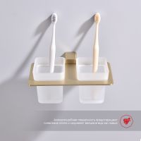 Товар: Стакан для зубных щеток Raglo R301.08.03 двойной Золото матовое - фото 3 Стакан для зубных щеток Raglo R301.08.03 двойной Золото матовое — фото 3, Стаканы для зубных щеток