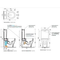 Товар: Унитаз компакт Flaminia App AP116G Белый без бачка и сиденья - фото 2 Унитаз компакт Flaminia App AP116G Белый без бачка и сиденья — фото 2, Унитазы
