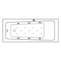 Товар: Акриловая ванна Excellent Ava 170x70 WAEX.AVA17.RELAX.GL с гидромассажем - фото 7 Акриловая ванна Excellent Ava 170x70 WAEX.AVA17.RELAX.GL с гидромассажем — фото 7, Ванны