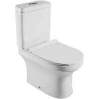 Унитаз компакт Agger AT04000 с бачком и сиденьем Микролифт — фото 1, Напольные унитазы