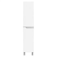 Шкаф пенал Orange Milano PM35-05KU Белый — фото 7, Пеналы для ванной комнаты