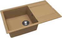 Кухонная мойка Florentina Липси-860 20.130.D0860.306 Капучино — фото 2, Кухонные мойки