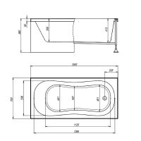 Акриловая ванна Timo Inka 150x70 INKA1570 без гидромассажа — фото 4, Акриловые ванны