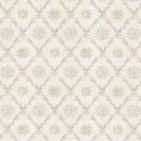 Обои Decori-Decori Amore 82824 Винил на флизелине (1,06*10,05) Белый/Розовый, Орнамент/Ромб — фото 1, Обои для стен