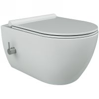 Унитаз биде Boheme Bianca 963-2-WM подвесной Белый матовый без сиденья — фото 1, Унитазы