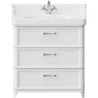 Тумба под раковину Kerama Marazzi Pompei 80 PO.N.80.3\WHT Белая глянцевая — фото 1, Тумбы под раковину