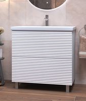 Тумба под раковину Vigo Otti 80 tn.OTT.COM.80.2Y Белая — фото 2, Тумбы под раковину