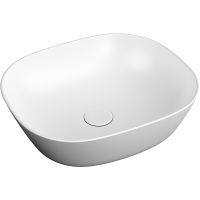 Раковина-чаша Vitra Plural 45 7810B401-0016 Белая матовая — фото 1, Раковины накладные