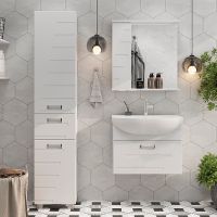 Тумба под раковину Volna Joli 70.1Y tpJOLI70.1Y-01 подвесная Белая — фото 6, Тумбы под раковину