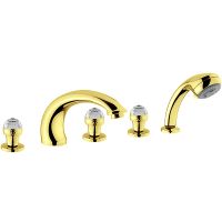 Смеситель на борт ванны Migliore Axo 18506 Золото — фото 1, Смесители на борт ванны