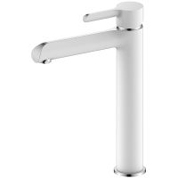 Смеситель для раковины Gappo G03-8 G1003-18 Белый Хром — фото 1, Смесители для раковины