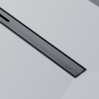 Душевой лоток AM.PM MasterFlow 80 W01SC-S11-080-05BM с Черной матовой решеткой Slim line — фото 12, Душевые лотки