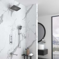 Товар: Душевая система Vincea Inspire VSFW-433TI4CH с термостатом Хром - фото 2 Душевая система Vincea Inspire VSFW-433TI4CH с термостатом Хром — фото 2, Встраиваемые душевые комплекты