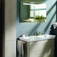 Зеркало Burgbad 70 SIHH070 с подсветкой с сенсорным выключателем — фото 3, Мебель для ванной